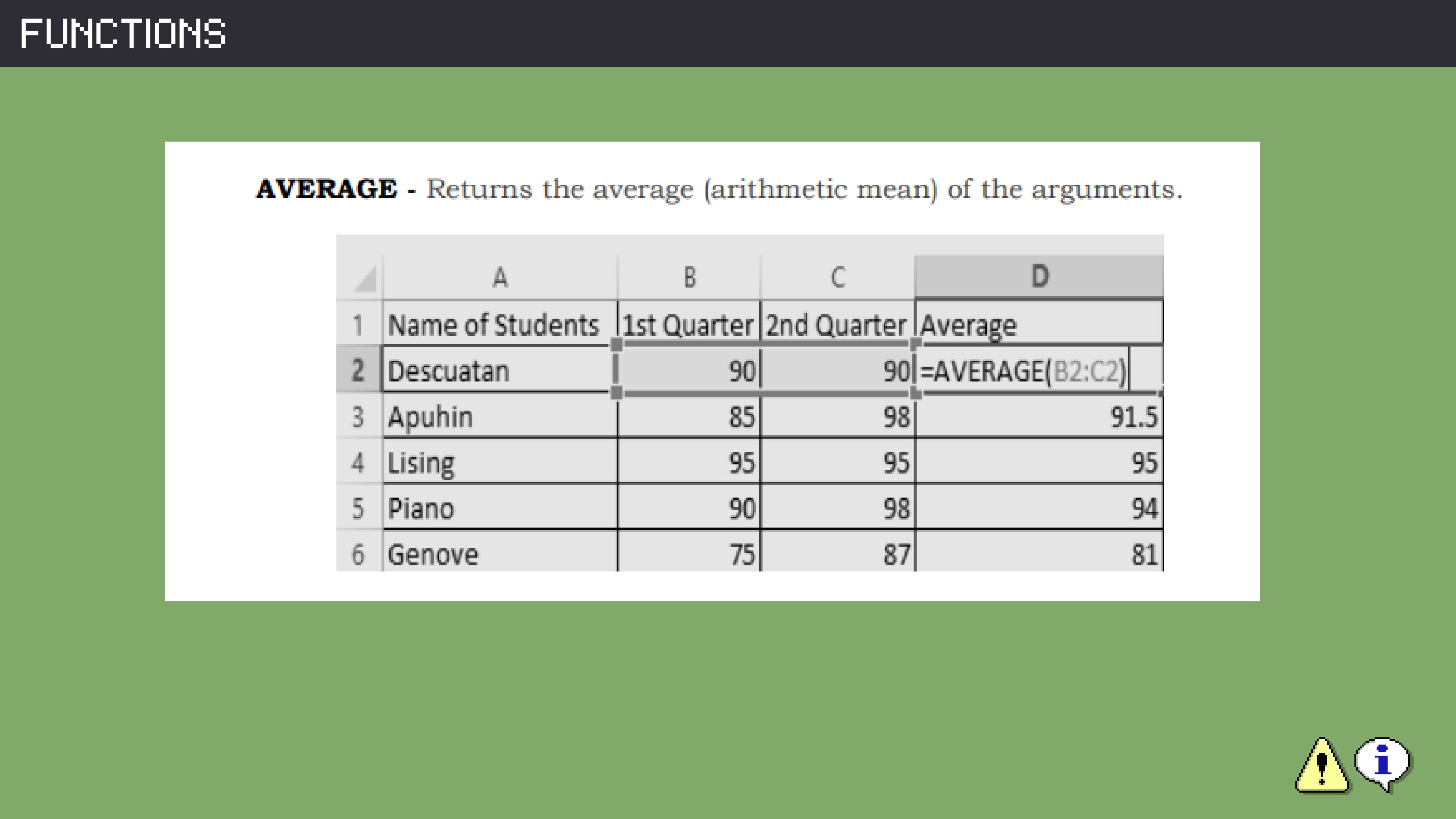 Lesson 2 - Additional 11
